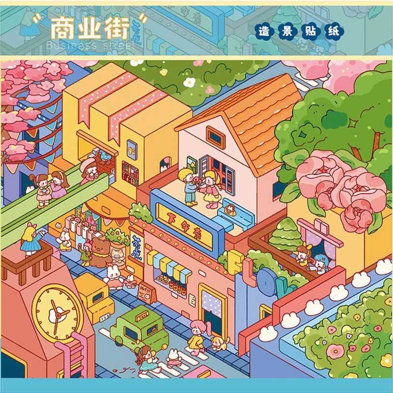 Cozy Country Corners DIY 3D Scene Stickers 3 Cute Miniature Scenes