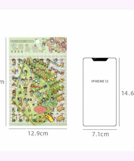 Dreamscape Parks DIY 3D Scene Stickers 4 Cute Miniature Scenes