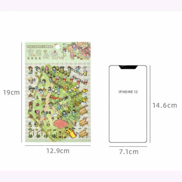 Dreamscape Parks DIY 3D Scene Stickers 4 Cute Miniature Scenes