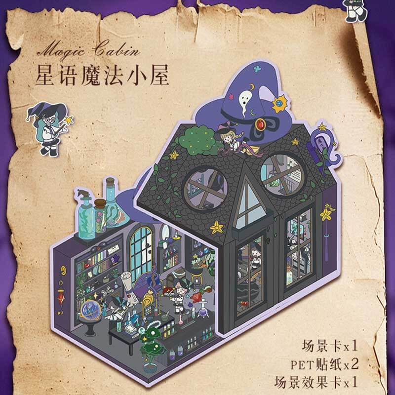 Enchanted Realms DIY 3D Scene Stickers 2 Cute Miniature Scenes