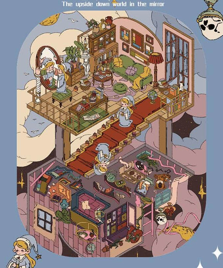 Ethereal Encounters DIY 3D Scene Sticker 2 Cute Miniature Scenes