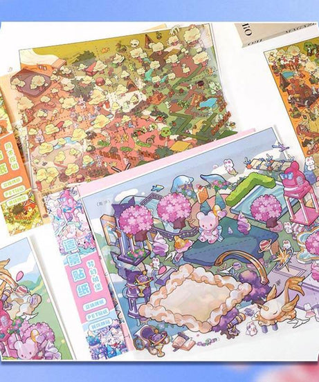 Fantasy Bliss Chronicles DIY 3D Scene Stickers Lovely 2 Miniature Scenes
