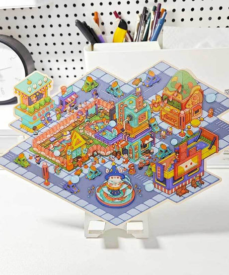 Floral & Foam DIY 3D Scene Stickers 2 Cute Miniature Scenes