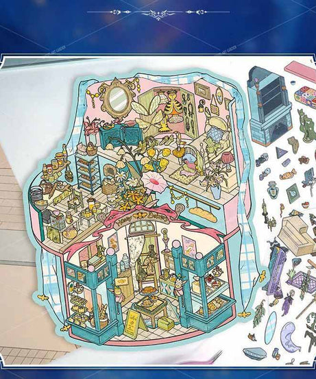 Garden of Spells DIY 3D Scene Stickers 2 Cute Miniature Scenes