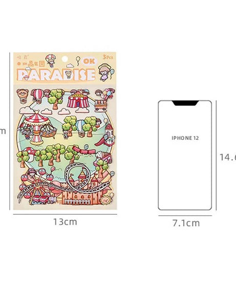 Realm of Dreams Scene Stickers - 4 Lovely Miniature Scenes