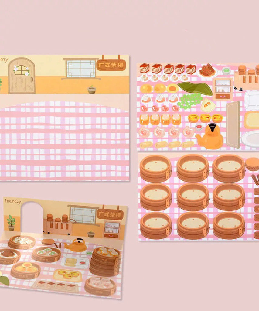 Make Your Own Food Stickers, DIY Pizza Dessert Spicy Hot Pot Teahouse