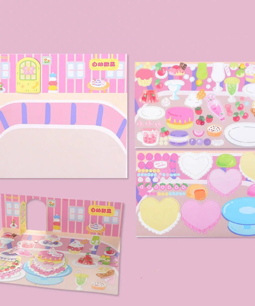Make Your Own Food Stickers, DIY Pizza Dessert Spicy Hot Pot Teahouse