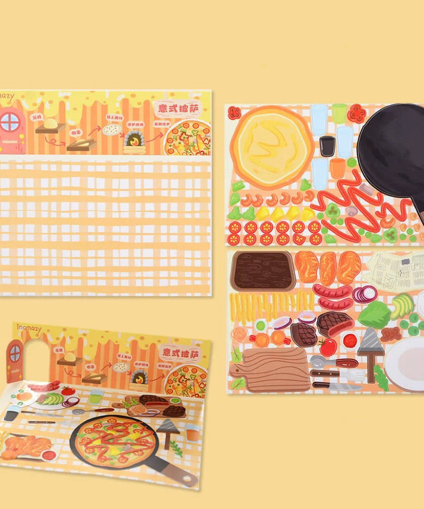 Make Your Own Food Stickers, DIY Pizza Dessert Spicy Hot Pot Teahouse