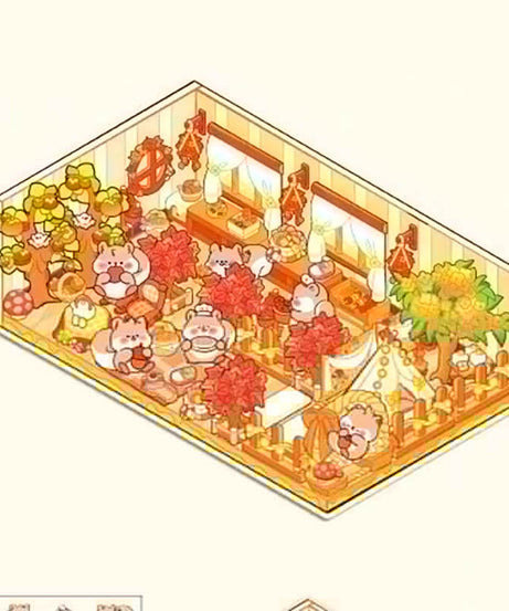 Fantasy Seasons DIY 3D Sticker Collection 4 Cute Miniature Scenes