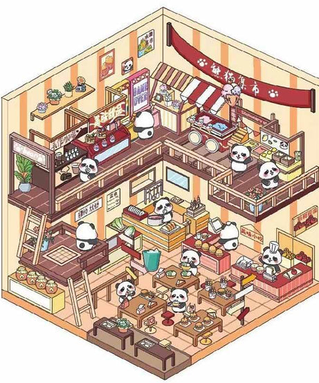Joyful Living DIY 3D Scene Stickers 7 Lovely Miniature Scenes