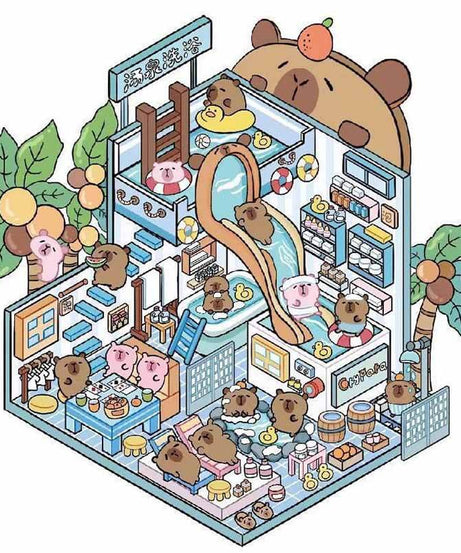 Joyful Living DIY 3D Scene Stickers 7 Lovely Miniature Scenes