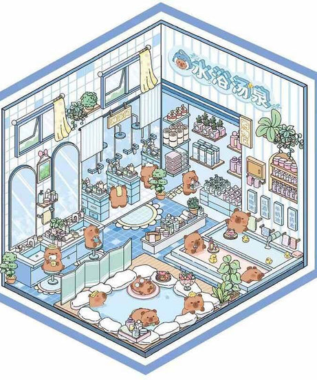 Joyful Living DIY 3D Scene Stickers 7 Lovely Miniature Scenes