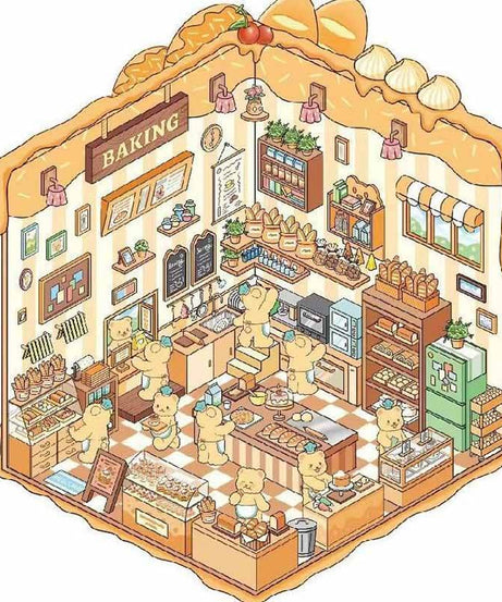 Joyful Living DIY 3D Scene Stickers 7 Lovely Miniature Scenes