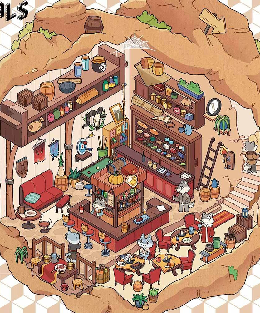 Fantasy Land DIY 3D Scene Stickers 4 Cute Miniature Scenes