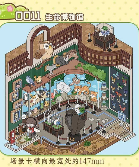 Life Chapters DIY 3D Scene Stickers 3 Cute Miniature Scenes