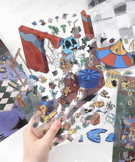 Lost Realms DIY 3D Scene Stickers 2 Cute Miniature Scenes