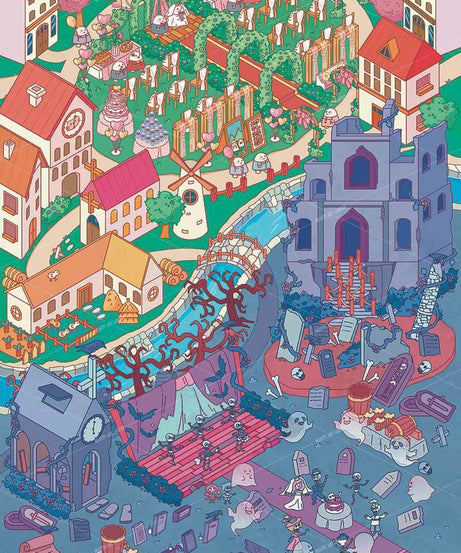Mandarin Dreams DIY 3D Scene Stickers 2 Cute Miniature Scenes