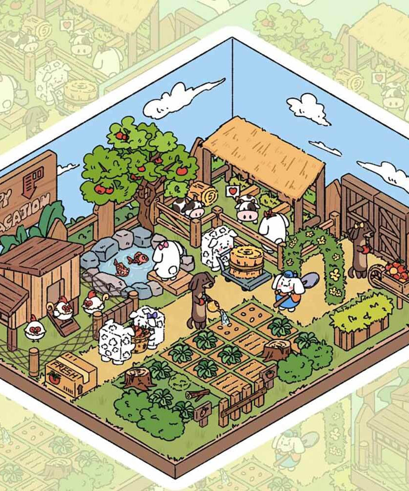 Cute Fat Puppy 2.0 Sticker Scenes 6 lovely miniature scenes