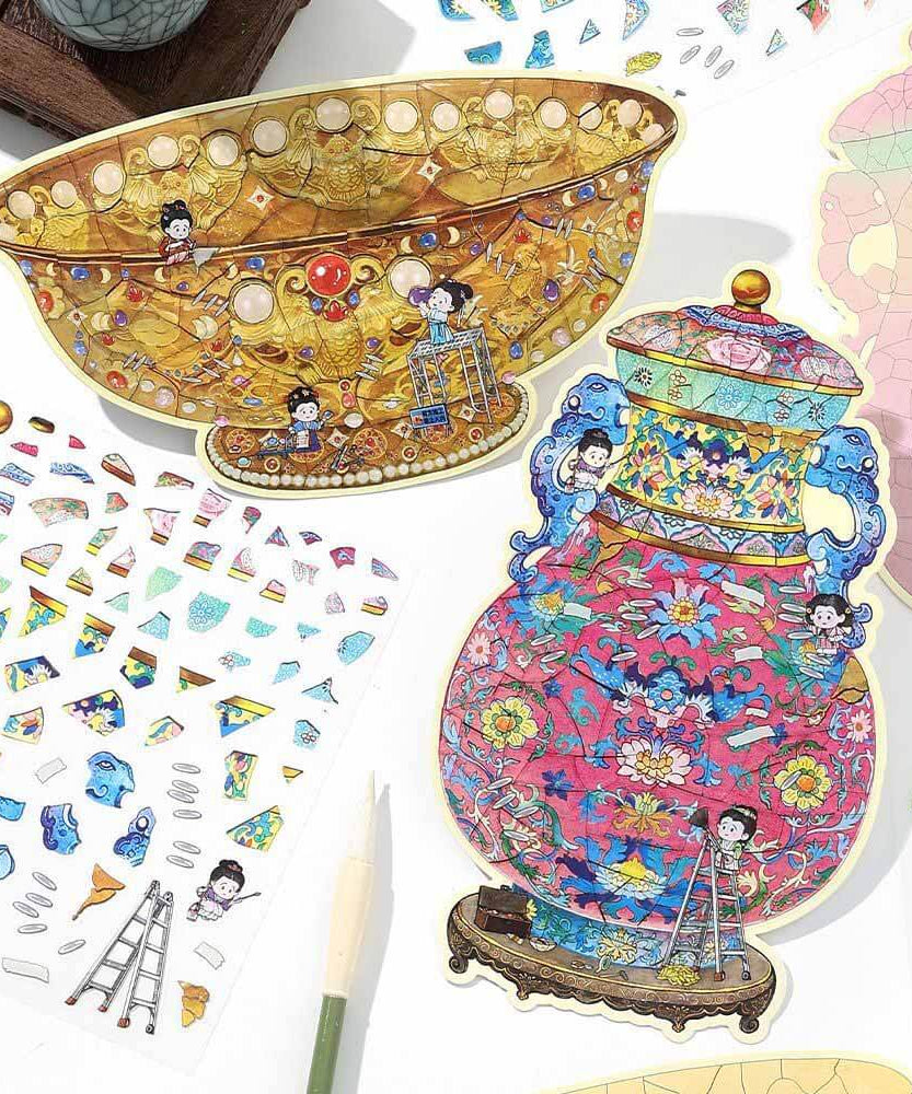 Oriental Keepsakes DIY 3D Scene Stickers 2 Cute Miniature Scenes