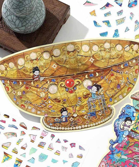 Oriental Keepsakes DIY 3D Scene Stickers 2 Cute Miniature Scenes