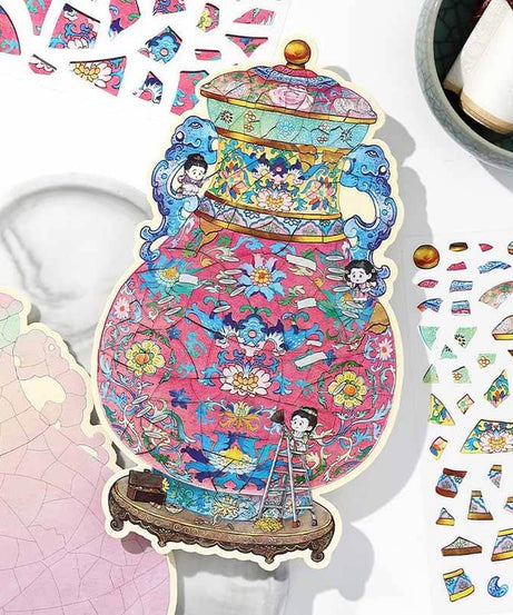 Oriental Keepsakes DIY 3D Scene Stickers 2 Cute Miniature Scenes