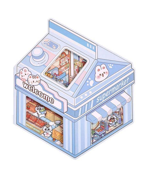 Paws & Palates DIY 3D Scene Stickers 4 Cute Miniature Scenes