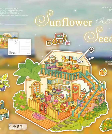 Poetic Earth DIY 3D Scene Stickers 4 Cute Miniature Scenes