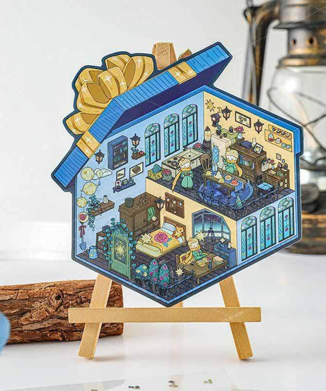 Rose Reverie DIY 3D Scene Stickers 4 Cute Miniature Scenes