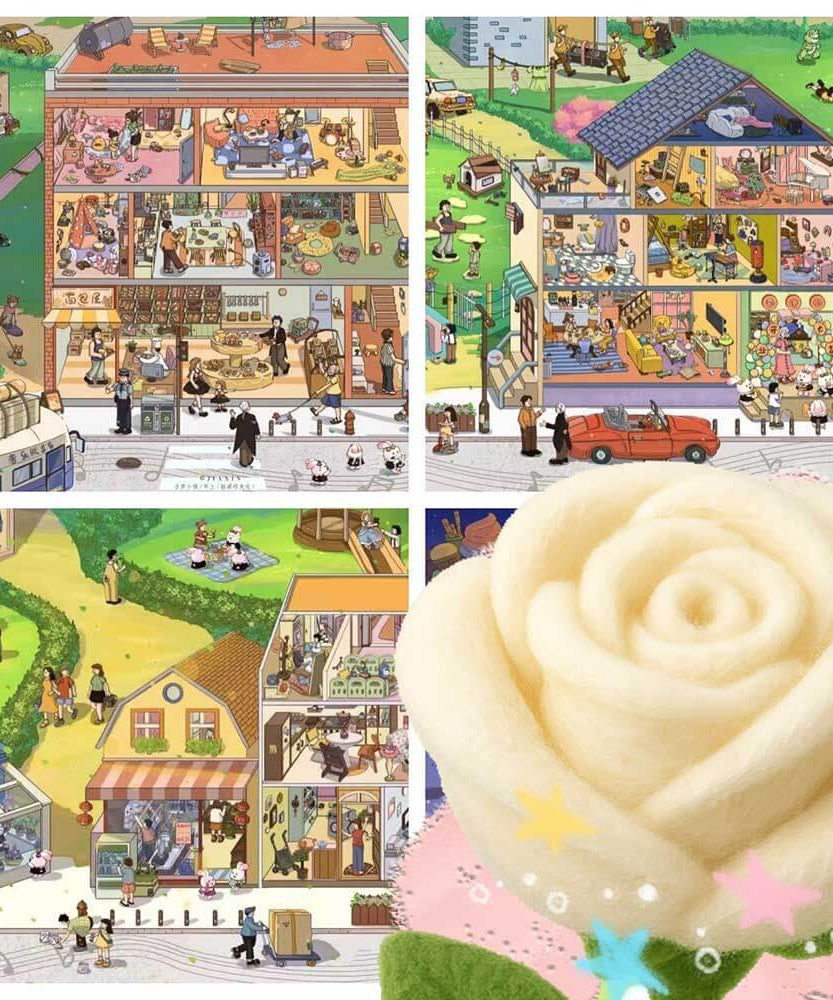 Simple Pleasures DIY 3D Scene Stickers 3 Cute Miniature Scenes