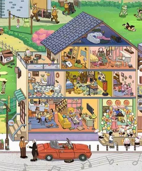 Simple Pleasures DIY 3D Scene Stickers 3 Cute Miniature Scenes