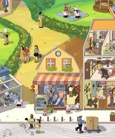 Simple Pleasures DIY 3D Scene Stickers 3 Cute Miniature Scenes