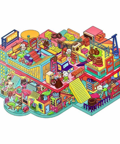 The Haunted Carnival DIY 3D Scene Stickers 2 Cute Miniature Scenes
