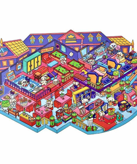 The Haunted Carnival DIY 3D Scene Stickers 2 Cute Miniature Scenes