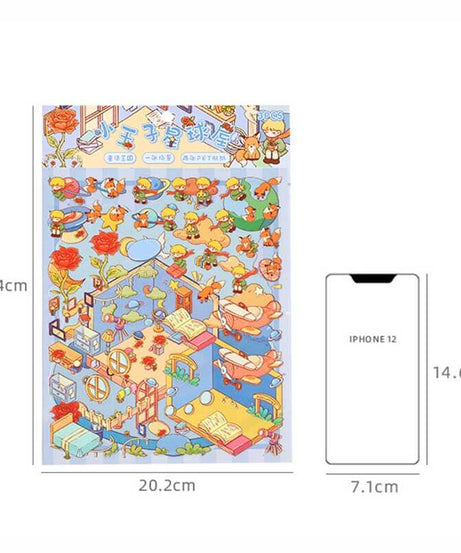 Whimsy Tale Dwellings DIY 3D Scene Stickers 4 Cute Miniature Scenes