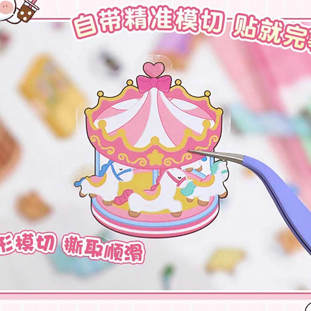 Wonderful Shop DIY 3D Scene Stickers 4 Cute Miniature Scenes