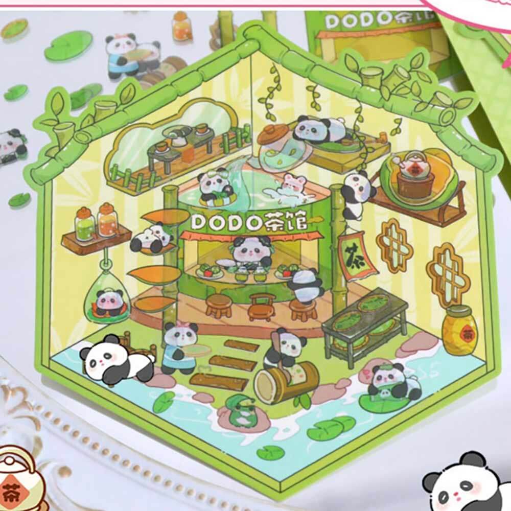 Wonderful Shop DIY 3D Scene Stickers 4 Cute Miniature Scenes