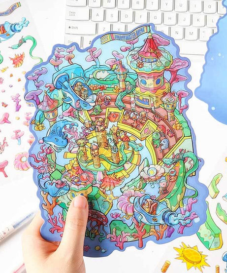 Wonders of Magic DIY 3D Scene Stickers 4 Cute Miniature Scenes