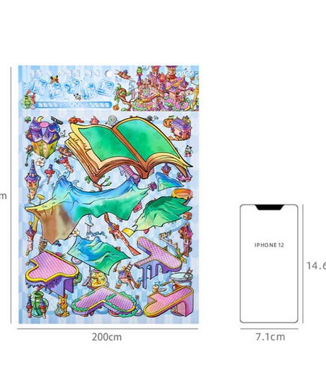 Wonders of Magic DIY 3D Scene Stickers 4 Cute Miniature Scenes