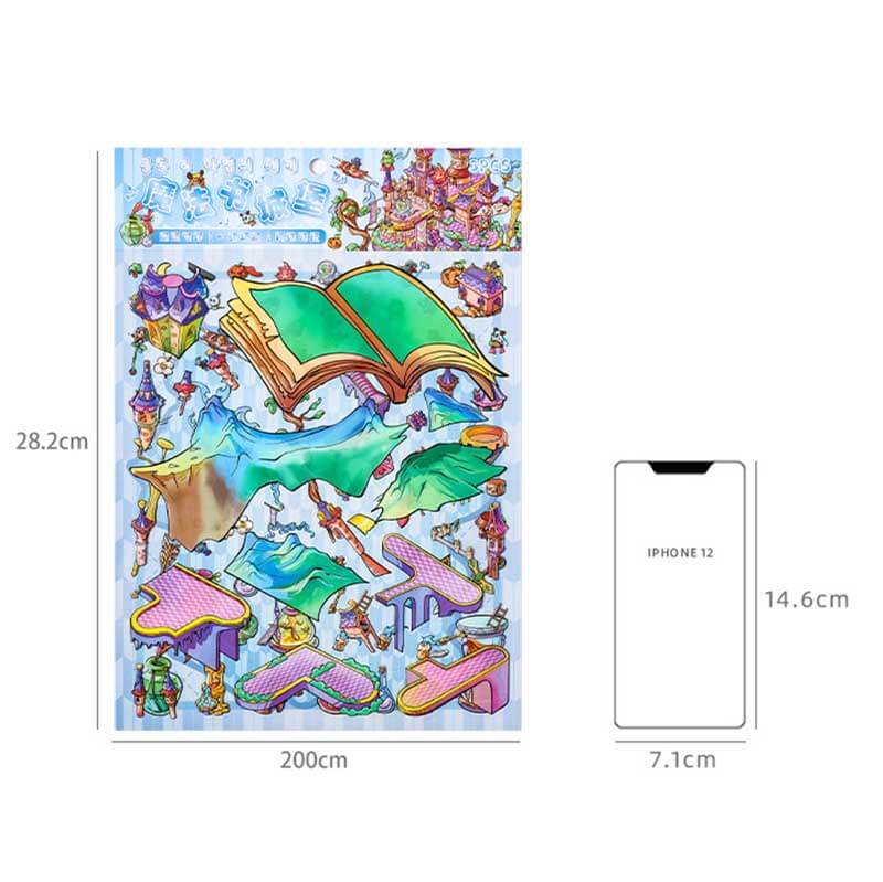 Wonders of Magic DIY 3D Scene Stickers 4 Cute Miniature Scenes
