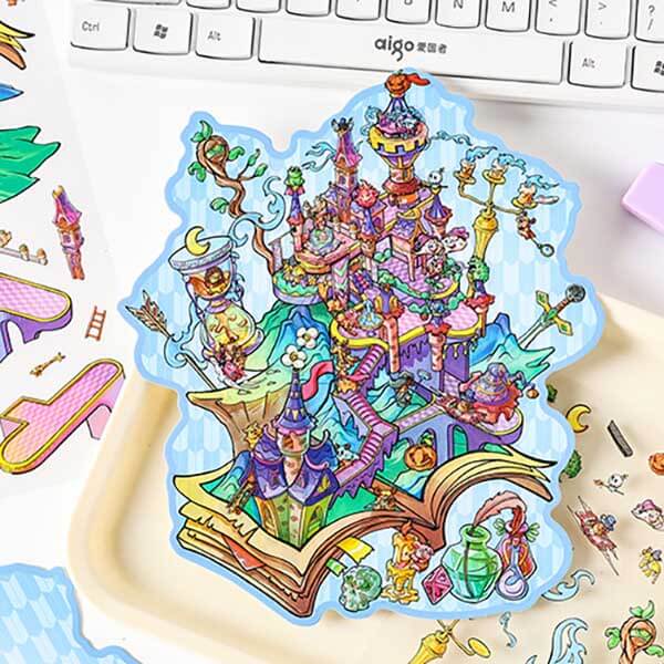 Wonders of Magic DIY 3D Scene Stickers 4 Cute Miniature Scenes