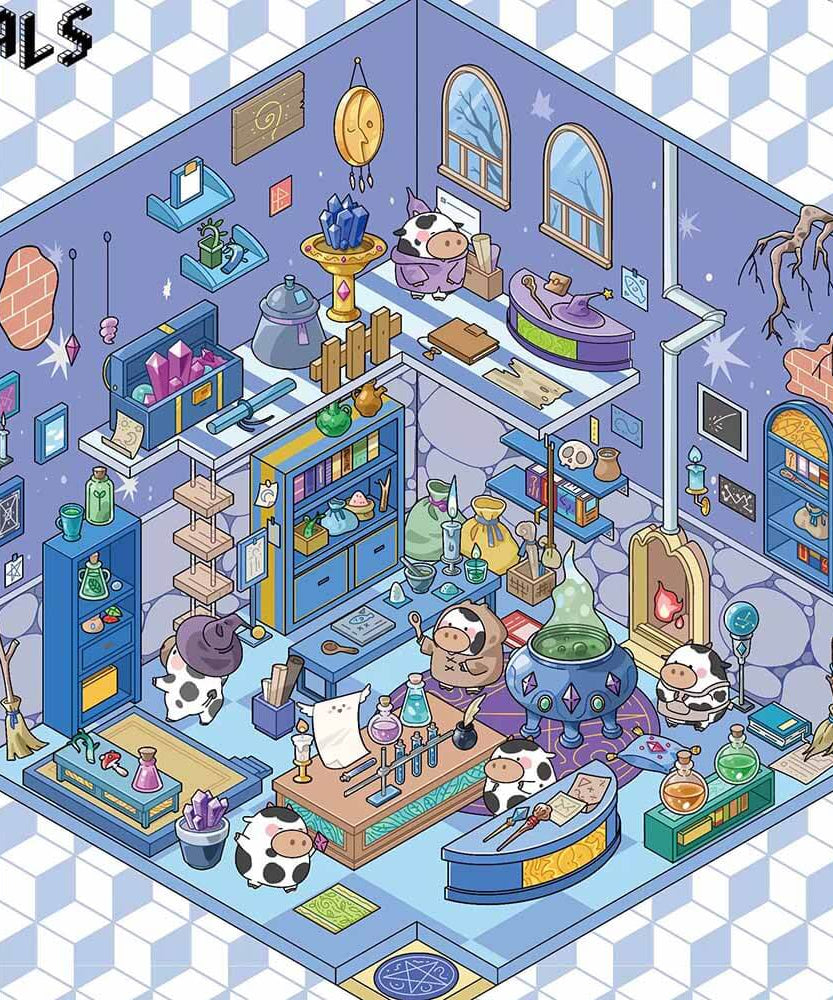 Fantasy Land DIY 3D Scene Stickers 4 Cute Miniature Scenes