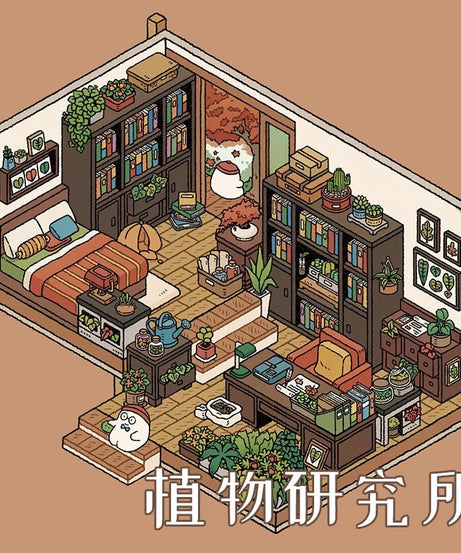 Magic House Collection DIY 3D Scene Stickers 5 Cute Miniature Scenes