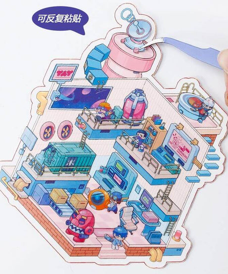 Cute Store 2.0 DIY 3D Scene Stickers 4 Cute Miniature Scenes