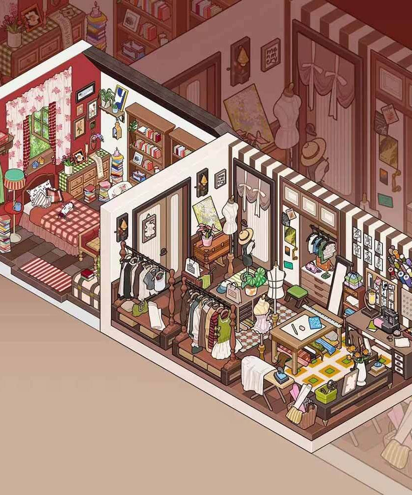 Feld Town DIY 3D Scene Sticker Collection 2 Cute Miniature Scenes